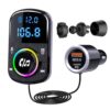 GizmoVine Bluetooth FM Transmitter with Clip Mount, QC3.0 and PD Fast Charging GizmoVine Bluetooth FM Transmitter with Clip Mount, QC3.0 and PD Charging