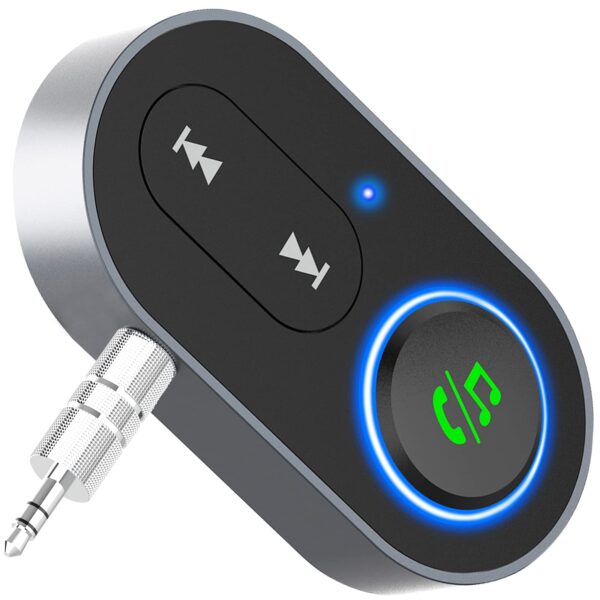 GizmoVine AUX Bluetooth Receiver and Transmitter, 3.5 mm GizmoVine adaptateur Bluetooth AUX 3,5 mm récepteur et émetteur avec charge USB-C