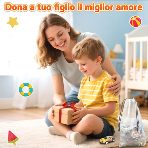 GizmoVine Set 22 Macchinine in Metallo con 8 Blocchi Stradali, Auto a Frizione 1:64 GizmoVine Set 22 Macchinine in Metallo con 8 Blocchi Stradali, Auto a Frizione 1:64