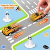 GizmoVine Set de 10 Coches de Juguete de Metal con Lanzador, Alfombra de Juego y Bolsa GizmoVine Set de 10 Coches de Juguete de Metal con Lanzador, Alfombra de Juego y Bolsa