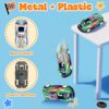 GizmoVine 10-Piece Pull-Back Car Set with Launcher, Play Mat and Storage Bag
