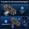 GizmoVine Transmetteur FM Bluetooth avec double écran 270° et 42W PD/QC