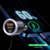 GizmoVine Transmisor FM Bluetooth con base adhesiva y clip