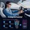 GizmoVine 48W Car FM Transmitter with Rotary Knob and Bluetooth 5.3