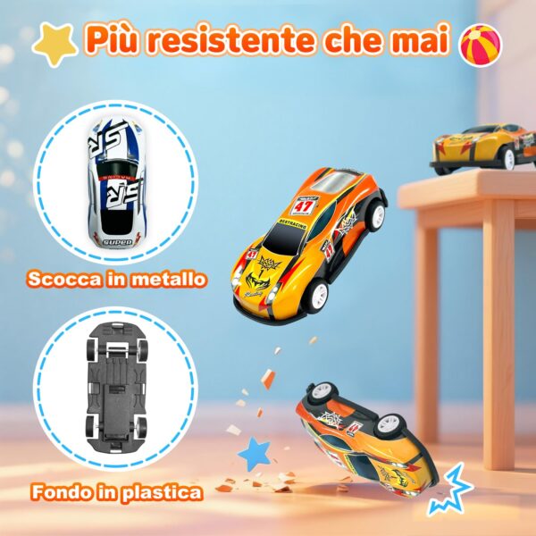 GizmoVine Set 22 Macchinine in Metallo con 8 Blocchi Stradali, Auto a Frizione 1:64 GizmoVine Set 22 Macchinine in Metallo con 8 Blocchi Stradali, Auto a Frizione 1:64