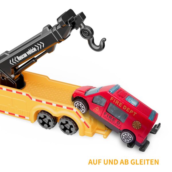 GizmoVine Camion Dépanneuse Jouet avec grue rotative à 360°