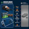 GizmoVine RC Fußball Auto Ferngesteuert, 2-Spieler Set mit Arena und Toren