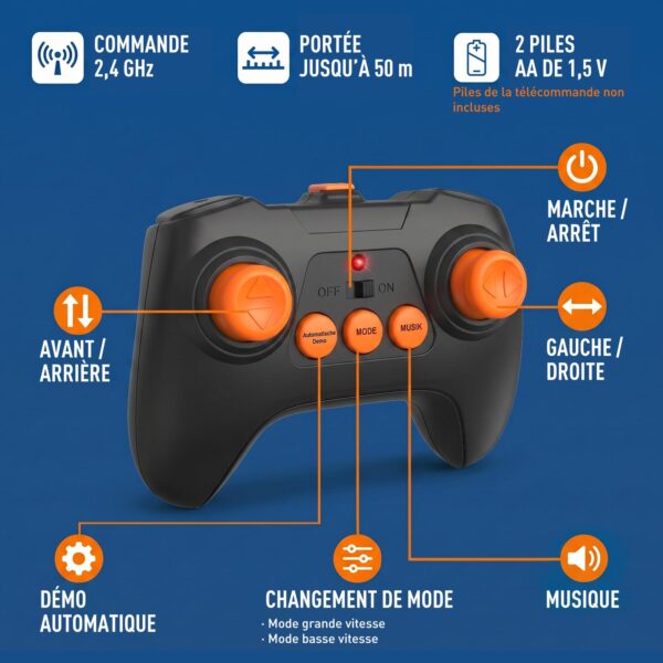 GizmoVine Voiture Télécommandée Enfant, Set Football RC 2 Joueurs avec Arène et Buts