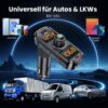 GizmoVine Transmetteur FM Bluetooth avec double écran 270° et 42W PD/QC