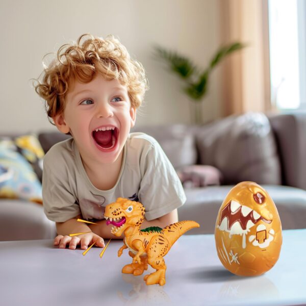 GizmoVine Dinosaur Egg, Build-Your-Own T-Rex with Sounds and Lights GizmoVine Dinosaur Egg Toy, Build-Your-Own T-Rex with Sounds and Lights