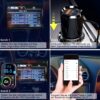 GizmoVine Transmisor FM Bluetooth con base adhesiva y clip
