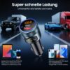 GizmoVine 48W Car FM Transmitter with Rotary Knob and Bluetooth 5.3