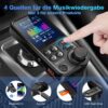 GizmoVine Bluetooth FM Transmitter with 4.5 cm Colour Display and QC3.0 Charging GizmoVine Bluetooth FM Transmitter with 4.5 cm Colour Display and QC3.0