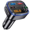 GizmoVine Car FM Transmitter with Bass Boost, PD 30W and QC 18W