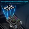 GizmoVine Transmetteur FM Bluetooth 5.3 42W avec PD 30W et écran 170°