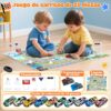 GizmoVine Set de 10 Coches de Juguete de Metal con Lanzador, Alfombra de Juego y Bolsa GizmoVine Set de 10 Coches de Juguete de Metal con Lanzador, Alfombra de Juego y Bolsa