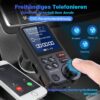 GizmoVine Bluetooth FM Transmitter with 4.5 cm Colour Display and QC3.0 Charging GizmoVine Bluetooth FM Transmitter with 4.5 cm Colour Display and QC3.0
