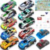 GizmoVine Set de 10 Coches de Juguete de Metal con Lanzador, Alfombra de Juego y Bolsa GizmoVine Set de 10 Coches de Juguete de Metal con Lanzador, Alfombra de Juego y Bolsa