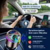 GizmoVine Bluetooth 5.3 FM Transmitter, Zinc Alloy with PD 30W and QC 18W GizmoVine Bluetooth 5.3 FM Transmitter aus Zinklegierung mit PD 30W und QC 18W