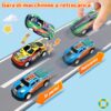 GizmoVine Set 22 Macchinine in Metallo con 8 Blocchi Stradali, Auto a Frizione 1:64 GizmoVine Set 22 Macchinine in Metallo con 8 Blocchi Stradali, Auto a Frizione 1:64