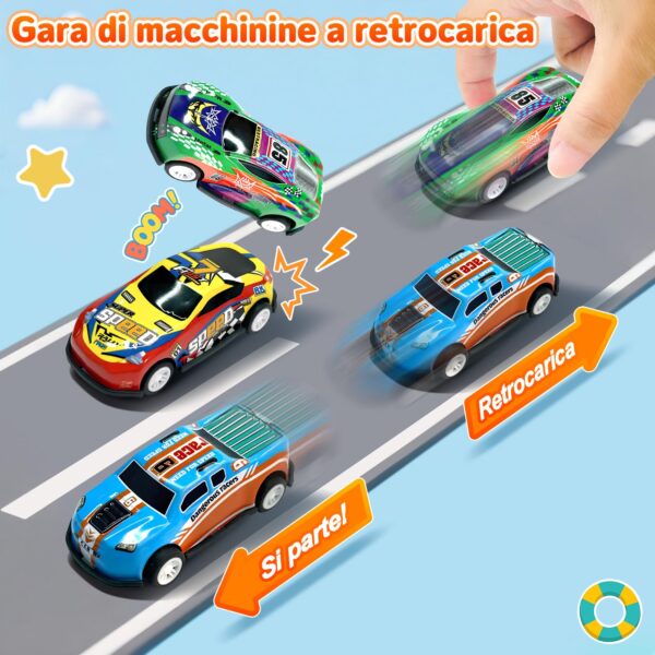 GizmoVine Set 22 Macchinine in Metallo con 8 Blocchi Stradali, Auto a Frizione 1:64 GizmoVine Set 22 Macchinine in Metallo con 8 Blocchi Stradali, Auto a Frizione 1:64
