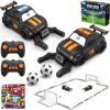 GizmoVine Juego de Fútbol RC para 2 Jugadores, 2 Coches Teledirigidos con Campo y Porterías GizmoVine Juego de Fútbol RC para 2 Jugadores, 2 Coches Teledirigidos con Campo y Porterías