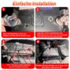GizmoVine Ultrasonic Marten Repeller for Car, 12V Engine Bay Protection GizmoVine Mardervergrämer fürs Auto 12V – Ultraschall Marderschutz für den Motorraum