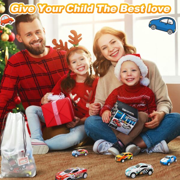 GizmoVine 22-Piece Metal Toy Car Set with 8 Roadblocks, 1:64 Mini Pull-Back Cars GizmoVine 22-Piece Metal Toy Car Set with 8 Roadblocks, 1:64 Mini Pull-Back Cars