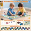 GizmoVine Set 10 Macchinine in Metallo con Lanciatore, Tappeto da Gioco e Sacca GizmoVine Set 10 Macchinine in Metallo con Lanciatore, Tappeto da Gioco e Sacca